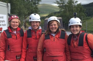 Nantwich solicitors tackle zip wire challenge for Hope Hospice