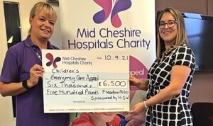 Nantwich solicitors help raise £6,500 for Children’s Care Appeal