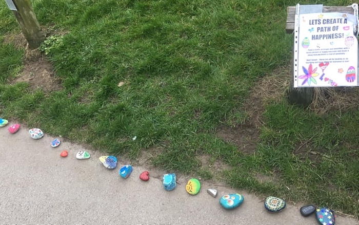 Happy Trail - stones in Stapeley