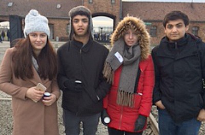 Holocaust visit by South Cheshire College, visit to Auschwitz