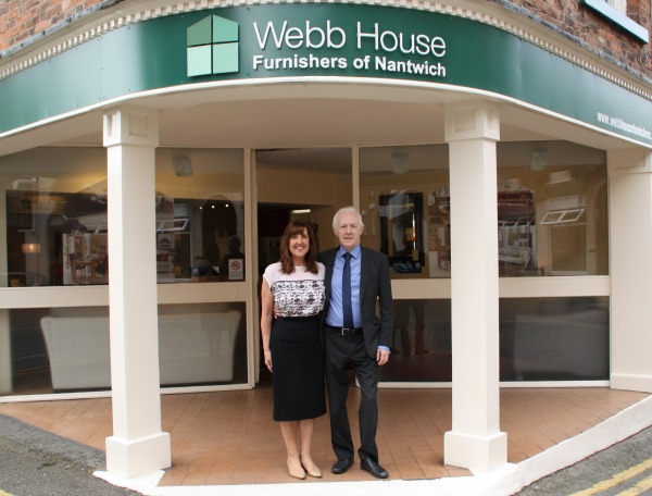 Howard and Joan, of Webb House Furnishers