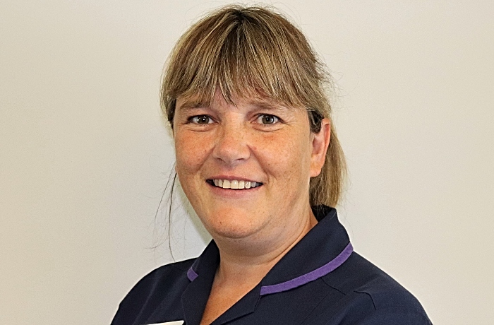 Jo Bowen - district nurse award