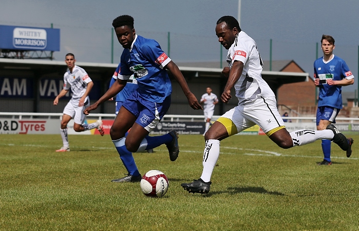 Joe Mwasile prepares to cross the ball (1)