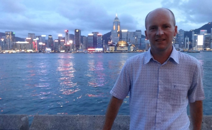 Jonathan White in Hong Kong