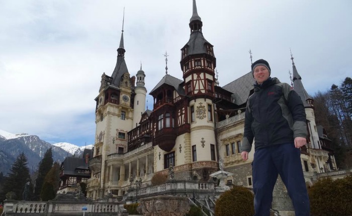 Jonathan White in Transylvania Romania, winner of TripAdvisor competition