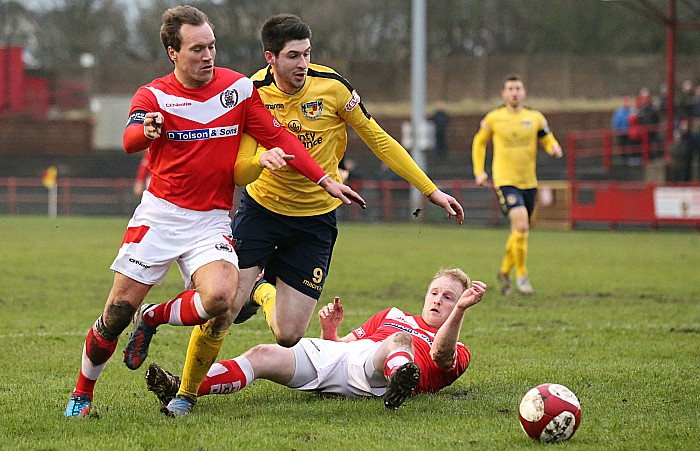 Jordan Cole eyes the ball