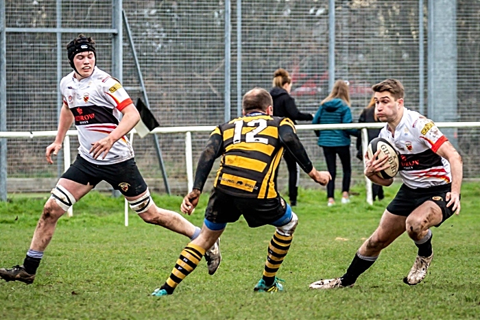 Josh McShane, captain of Crewe and Nantwich 1sts v Stafford