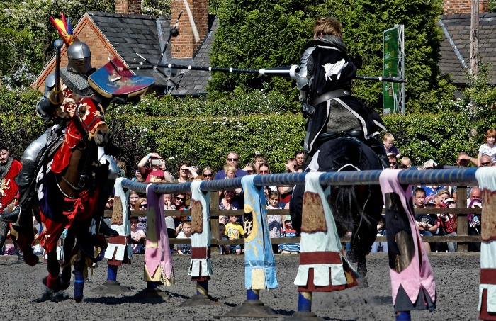 Family Festival - Jousting challenge Knights of Middle England PIC ROY GADSDEN