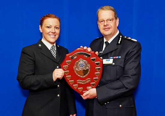 Katie Ashcroft and Chief Constable Simon Byrne