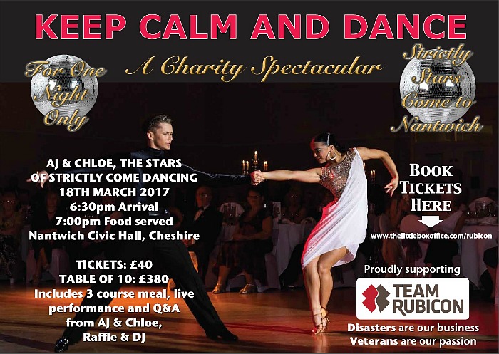Keep Calm and Dance - charity dinner at Civic Hall