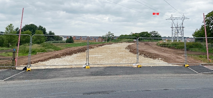 Kingsbourne spine road at Reaseheath Roundabout (2) (1)