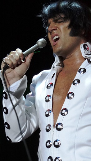 Elvis impersonator Chris Connor