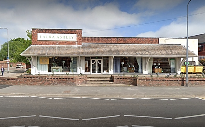 Laura Ashley in Nantwich - google street maps