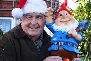 Vandalised garden gnomes in Wistaston are back home for Christmas