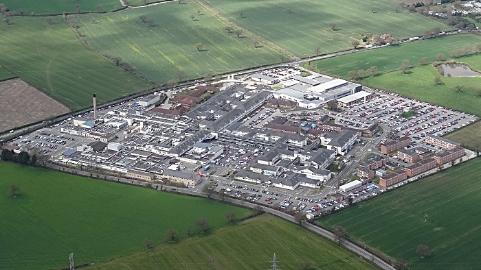 upgrade - Leighton Hospital Crewe - aerial view (1)