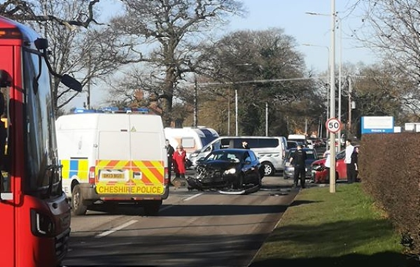 Leighton Hospital road crash