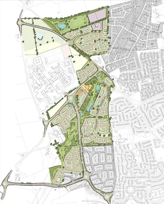 Councillors green light for 850-home masterplan near Leighton Hospital