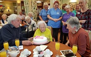 One of Nantwich’s oldest residents celebrates 105th birthday at Richmond Village