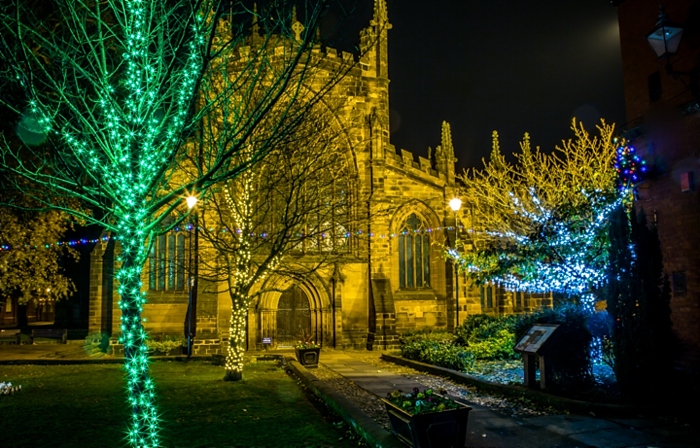 Lights switch on Nantwich 2