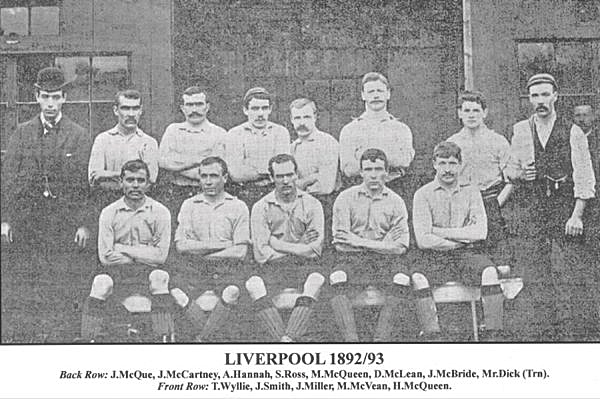 Liverpool team 1892-93 v Nantwich Town