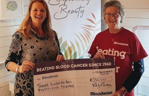 Bloodwise charity benefits from new Nantwich business donation