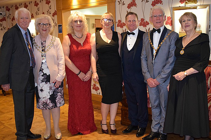 Local dignitaries at the opening of new Garden Room at Richmond Village Nantwich