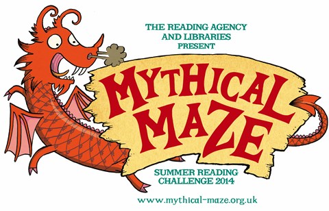 Mythical Maze Summer reading challenge at Nantwich Library