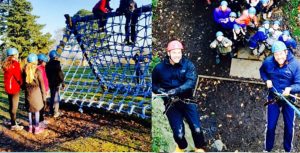 Nantwich officers join pupils on outward bound trips