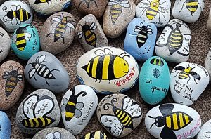 Nantwich pebble artists remember Manchester terror attack victims