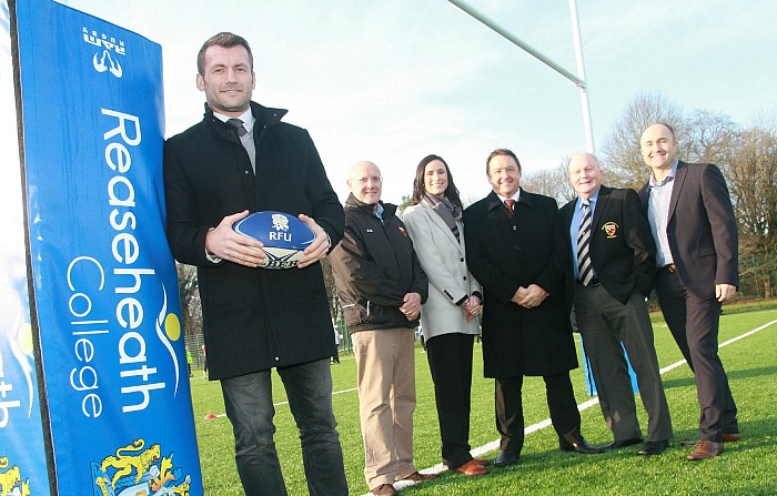 Mark Cueto, Andy Brown, Jo Maher, Dave Kynaston, Gwyn Evans, Tony Farmer