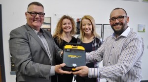 Nantwich college receives eight life-saving defibrillators from SADS charity