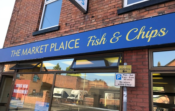 Market Plaice Fish and Chips in Nantwich