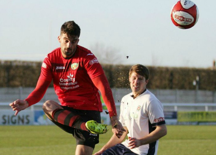 Mat Bailey for Nantwich Town v Trafford