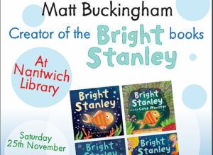 Acclaimed children’s author Matt Buckingham to visit Nantwich Library