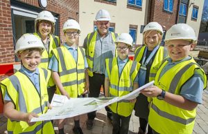 Nantwich children plan time capsule at site of new care home