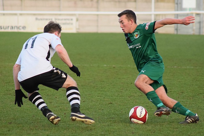 Matty Ashbrook on the ball