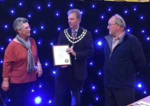 Nantwich in Bloom team honoured for Gold award