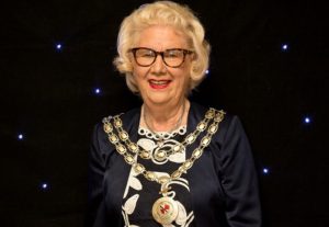 New Mayor of Nantwich Cllr Penny Butterill installed