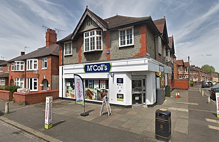 armed robbery - McColls on gainsborough road - google street view