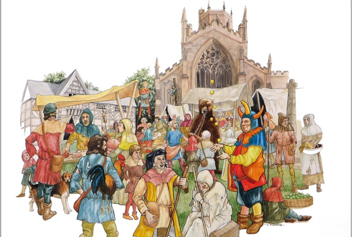 Medieval Fair by Les Pickford - Pictures are Powerful exhibition
