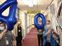 Leighton Hospital celebrates 40,000 Covid vaccine milestone