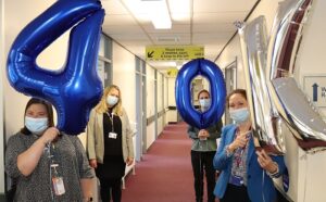 Leighton Hospital celebrates 40,000 Covid vaccine milestone