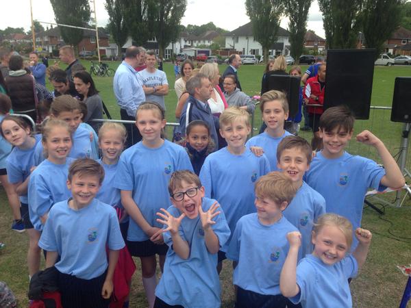 Millfields pupils at Town Sports