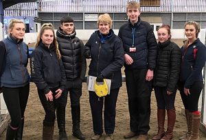Equine students in Nantwich learn from showjumping designer