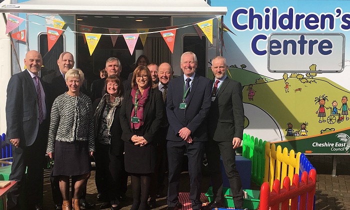Mobile Children's Centre launched by Leader of Cheshire East Council