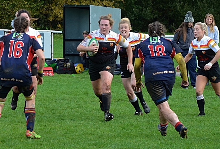 Mollie Latham for Crewe & nantwich Ladies v Carlisle