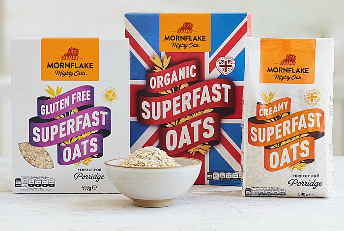 Mornflake porridge - rebrand