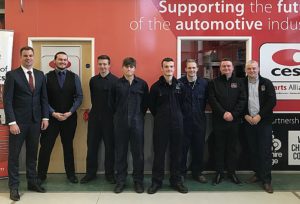 South Cheshire students open country’s first college vehicle parts store