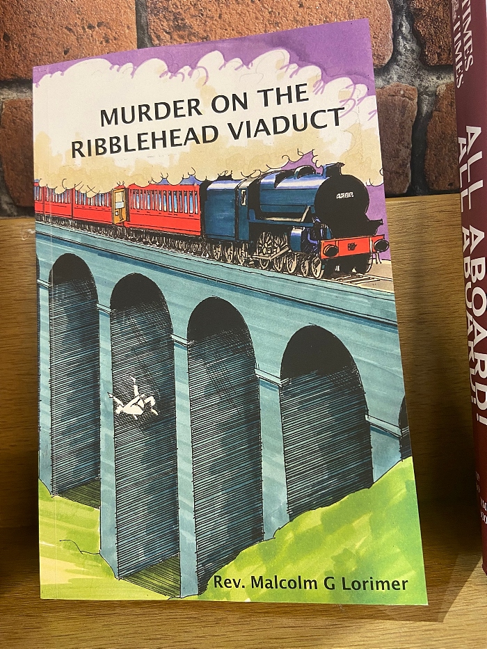 crime book - 'Murder on the Ribblehead Viaduct' - book cover (1)