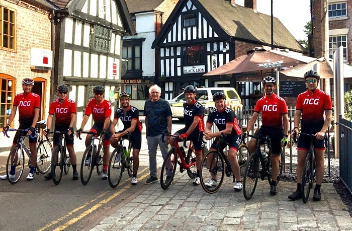 NCG charity ride - cycling group